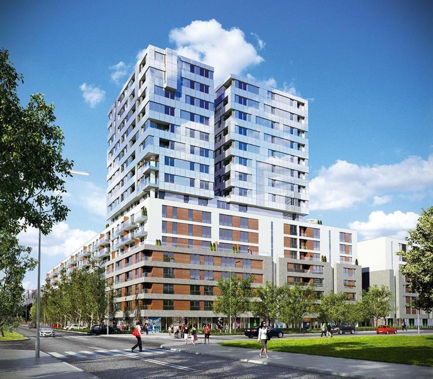 Platinum Towers Apartments Warschau Exterior foto